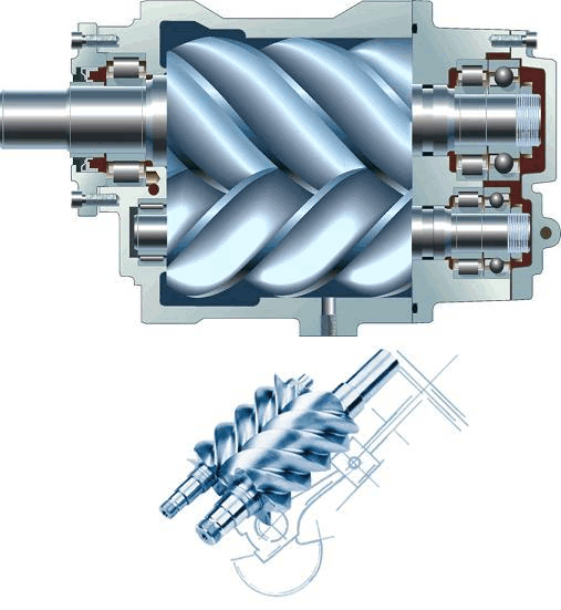 双级节能螺杆空压机